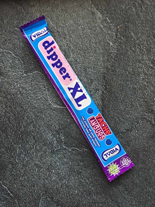 Dipper XL blue tâche langues framboise